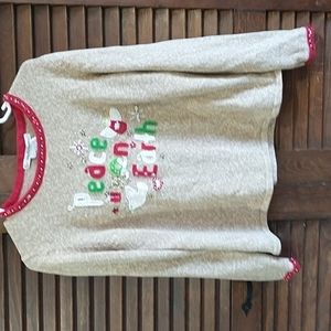 Carly St. Claire Christmas Holiday Sweater Peace on Earth size XL